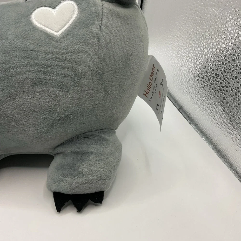 Hallo Deer Cat Plush‎ Toys, 11 Me Meow Cat Plush Doll Birthday Halloween Gray